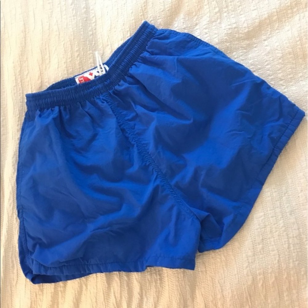 Vintage Royal Blue Active Wear Shorts/ running
